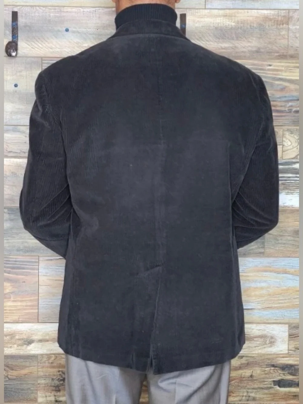 Lauren Ralph Lauren Black Corduroy Sport Coat 42R”